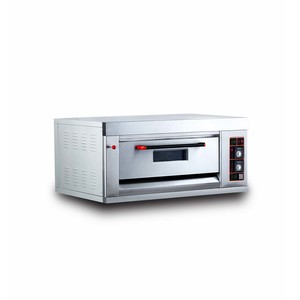 1 Deck 2 Tray Front Stainless Steel Commercial Gas Baking Oven TT-O75B