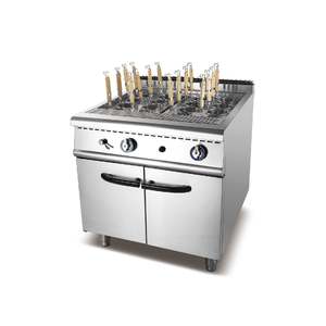 16 Baskets 80523BTU with Cabinet Commercial Gas Pasta Cooker TT-WE151C