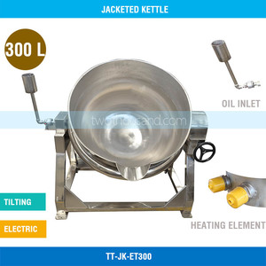 300L Dia. 900mm Electric Tilting Jacketed Kettle TT-JK-ET300
