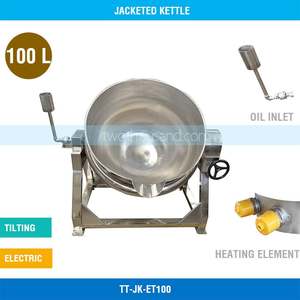 100L Dia. 700mm Electric Tilting Jacketed Kettle TT-JK-ET100