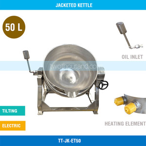 50L Dia. 500mm Electric Tilting Jacketed Kettle TT-JK-ET50