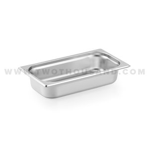 2.5L 1/3X2.5” 325X176X65 MM Stainless Steel Steam Table Pan TT-813-2