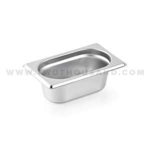 0.6L 1/9X2.5” 176X108X65 MM Stainless Steel Steam Table Pan TT-819-2