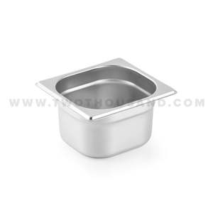 1.6L 1/6X4” 176X162X100 MM Stainless Steel Steam Table Pan TT-816-4