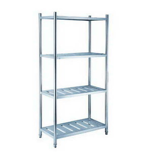 4 Tiers L1200XW500 MM Stainless Steel Punching Shelving TT-BC313A