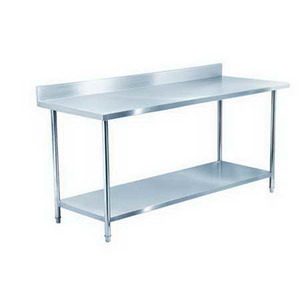 2200X700MM with Splashback and Undershelf Stainless Steel Work Bench TT-BC303H