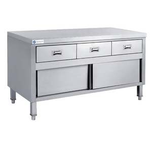 Products: L 1200MM with 3 Drawers Stainless Steel Kitchen Work Cabinet TT-BC320A