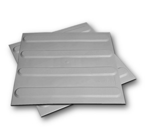 Tactile Indicators: Grey Self-Adhesive Directional Tac-Tile