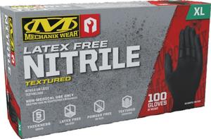 Mechanix Wear 5 mil Nitrile Disposable Gloves 100 Pack Black