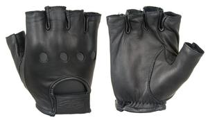 Damascus Protective Gear: Damascus Leather Half Finger Driving Gloves