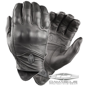Damascus Protective Gear: Damascus ATX95 All Leather Gloves with Knuckle Armour