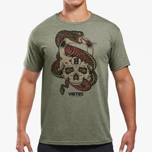 Viktos: VIKTOS Kettle Skull Tee Sage Heather