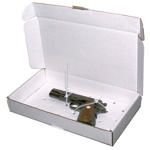 Sirchie Evidence Boxes: 13.08 x 7.10 x 2.0 200# printed w/ gun, 25 ea.