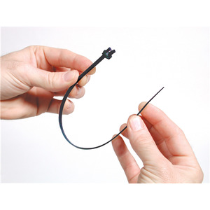 Sirchie Releasable Evidence Ties, nylon 100/pack