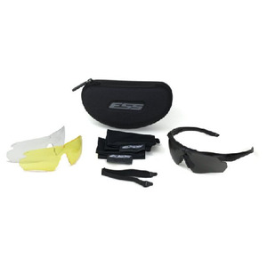 Ess Eye Safety Systems: ESS Crosshair 3 Lens - Clear, Smoke Gray & Hi Def Yellow Lenses EE9014-05