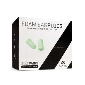 Axil: Axil Foam Ear Plugs 200 Pair Box