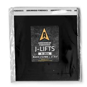 Arrowhead Forensics J-Lift Hinge Lifters - Black - 4" x 4" - 12/pk
