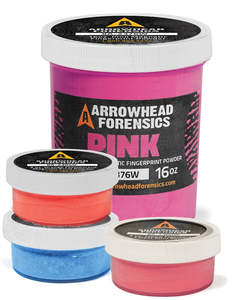Arrowhead Forensics Fluorescent Magnetic Latent Fingerprint Powder