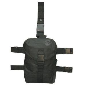 5ive Star Gear: 5ive Star Gear Drop Leg Gas Mask Carrier Black