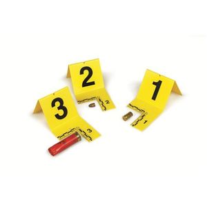 EVI-PAQ Cut-Out ID Tents Set Yellow