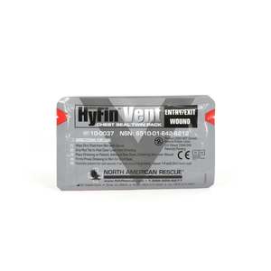 First Aid And Medical: North American Rescue HyFin HyFin Vent Chest Seal Twin Pack