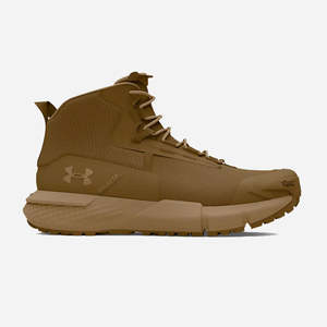 Footwear: Under Armour Charged Valsetz Mid Brown
