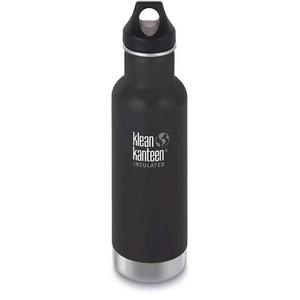 Hydration: Klean Kanteen 20oz Insulated Classic Loop Cap Shale Black