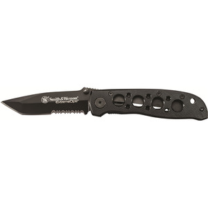 Multi Tools: Smith & Wesson Bullseye Extreme Ops Serrated Tanto Knife CK5TBS