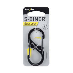 Outdoor And Survival: Nite Ize S-Biner SlideLock #3 Steel Black
