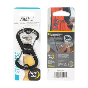 Outdoor And Survival: Nite Ize S-Biner Ahhh Stainless Bottle Opener