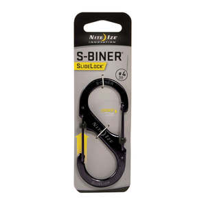 Nite-Ize S-Biner SlideLock #4 Steel Black