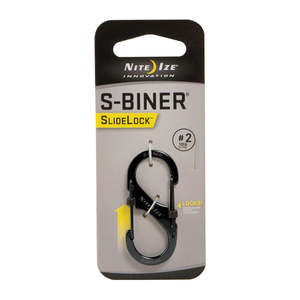 Outdoor And Survival: Nite-Ize S-Biner SlideLock #2 Steel Black