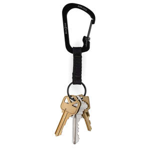 Outdoor And Survival: Nite-Ize SlideLock Keyring #3 Steel Black