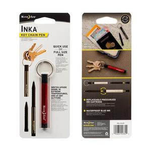 Inka Key Chain Pen Red