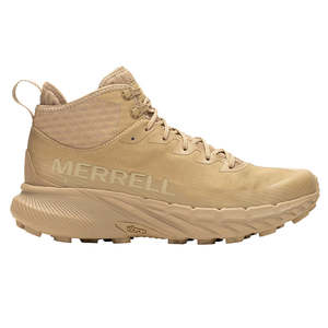 Merrell Tactical: Merrell Tactical Agility Peak 5 Tactical GoreTex Waterproof Mid Boots Coyote Tan