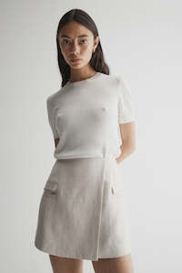 Skirt: Floretta Skirt - Natural