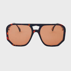ACCESSORIES: WAGER BROWN TORT W ORANGE