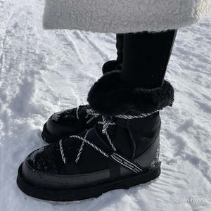 Emu: Emu Blurred Sheepskin Boot - Black