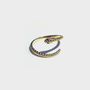 Lindi Kingi Jewellery: Snake Ring - Gold