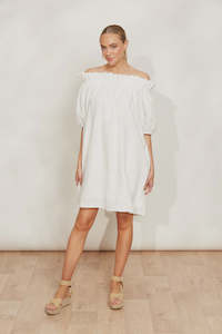 Eb Ive: Halcyon Ruched Dress - Opal