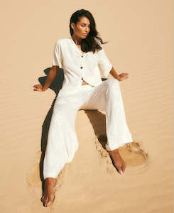 Knitwear 1: Lana Shirt - Ivory