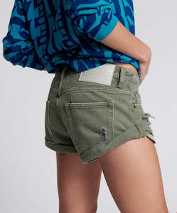 One Teaspoon: Military Khaki Bandit Low Waist