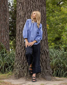 Online Sale: Saint James Blouse - Little Gingham