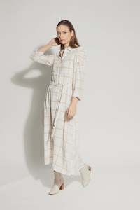 Winter Sale 2024: Camille Dress - Waffle Check