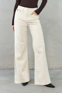 Pants Skirts 1: Josefina Denim Pant - Cream