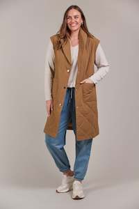 Argo Long Line Vest - Hazel