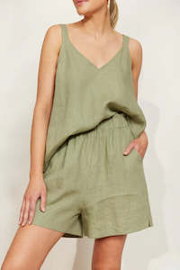 Shorts Skirts: Sojourn Short - Aloe