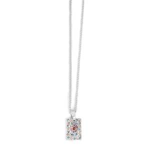 Gifts Under 100: 2018 1202 Vibrance Silver Square Necklace