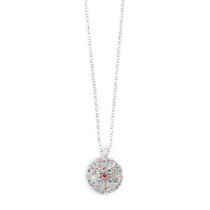 Gifts Under 100: 2018 1203 Vibrance Silver Round Necklace