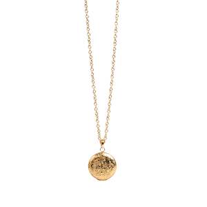 A C Oslo: 2046 0279 Gold flower Locket